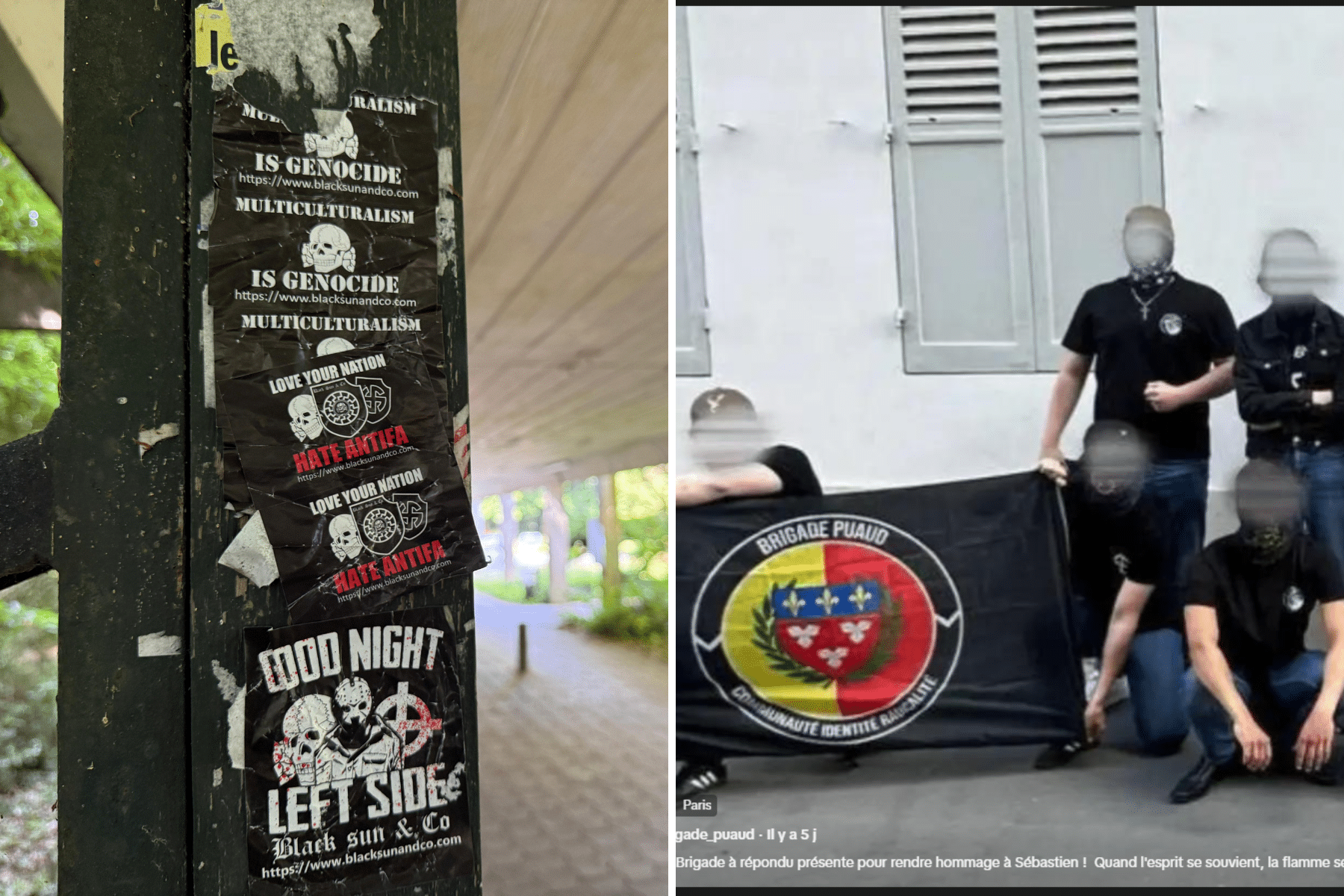 Orléans : un jeune condamné pour des autocollants islamophobes et néonazis